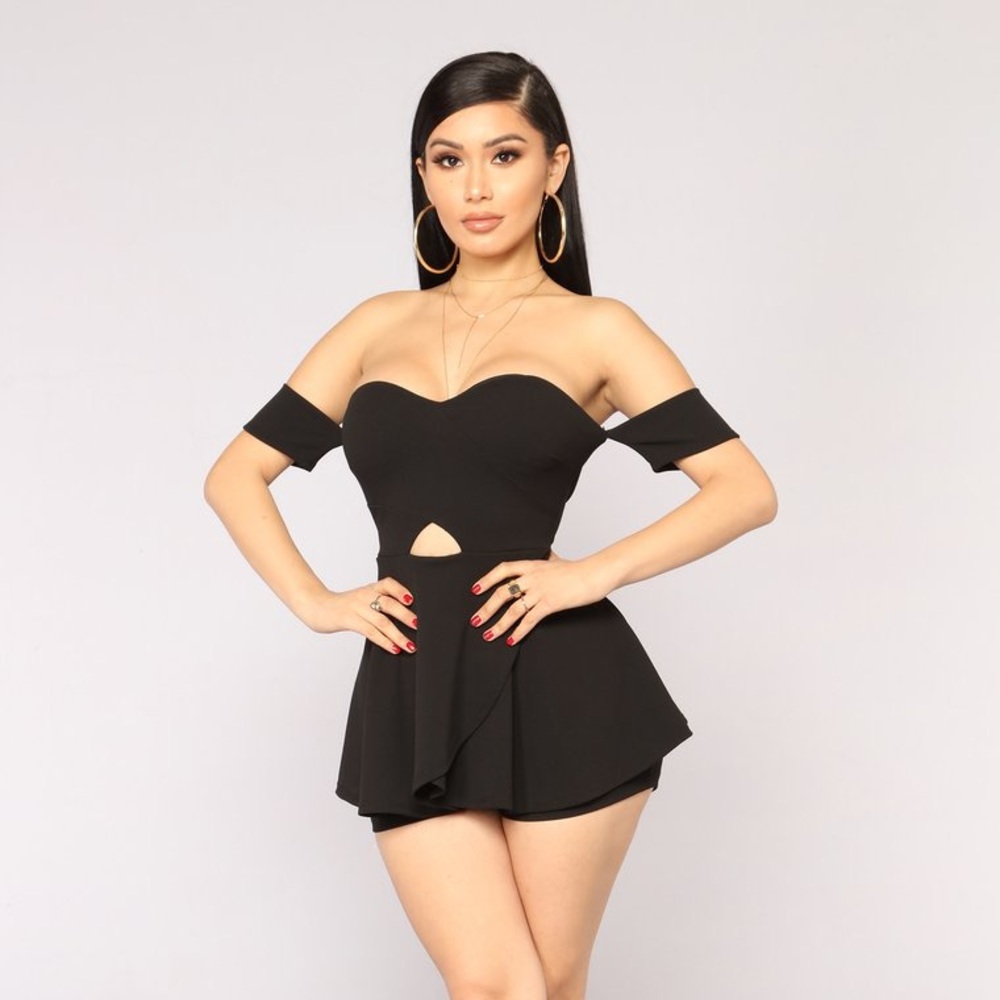Fashion Nova | Loving You Off Shoulder Romper